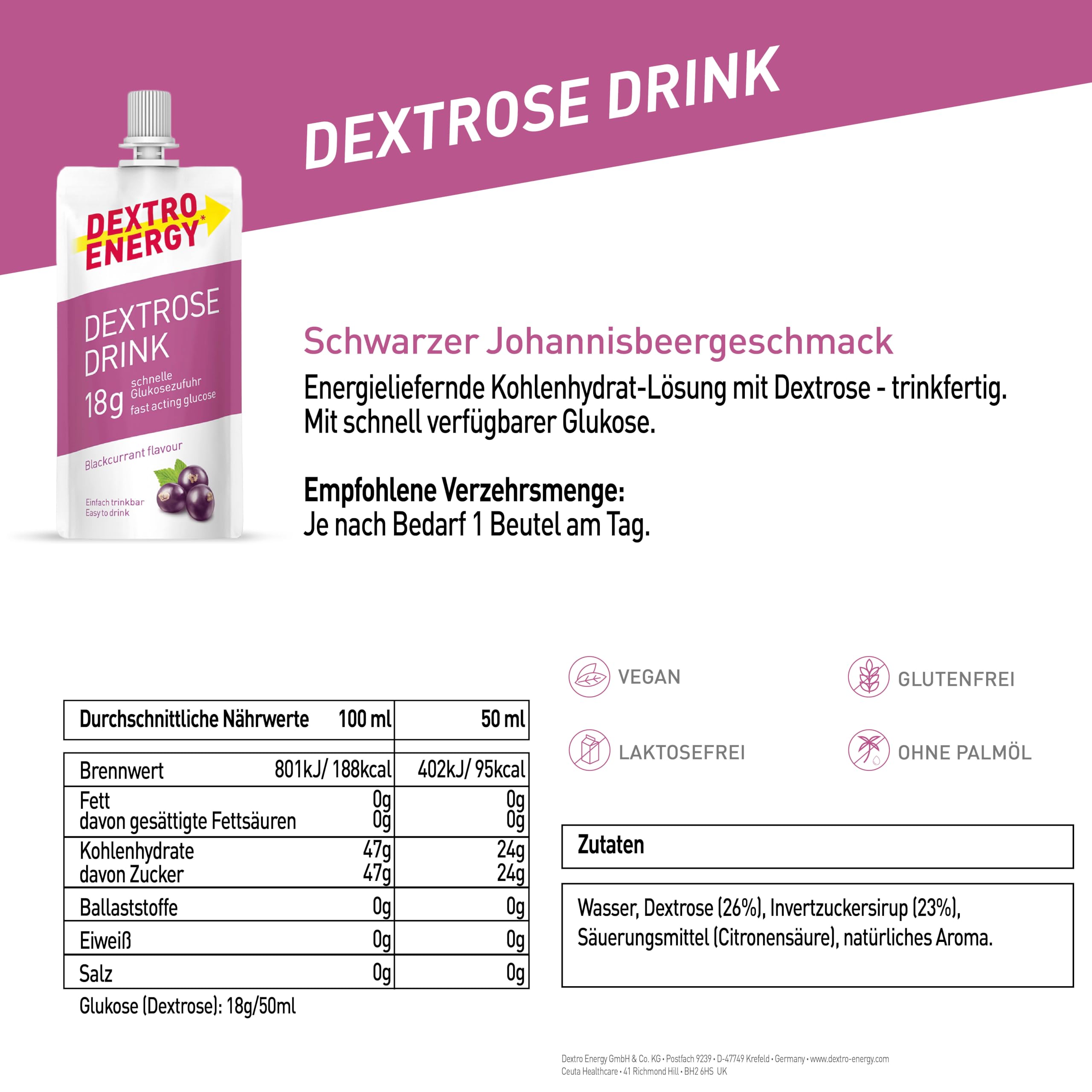 dextro-energy-dextrose-drink-blackcurrant-flavour-16x50ml image 6