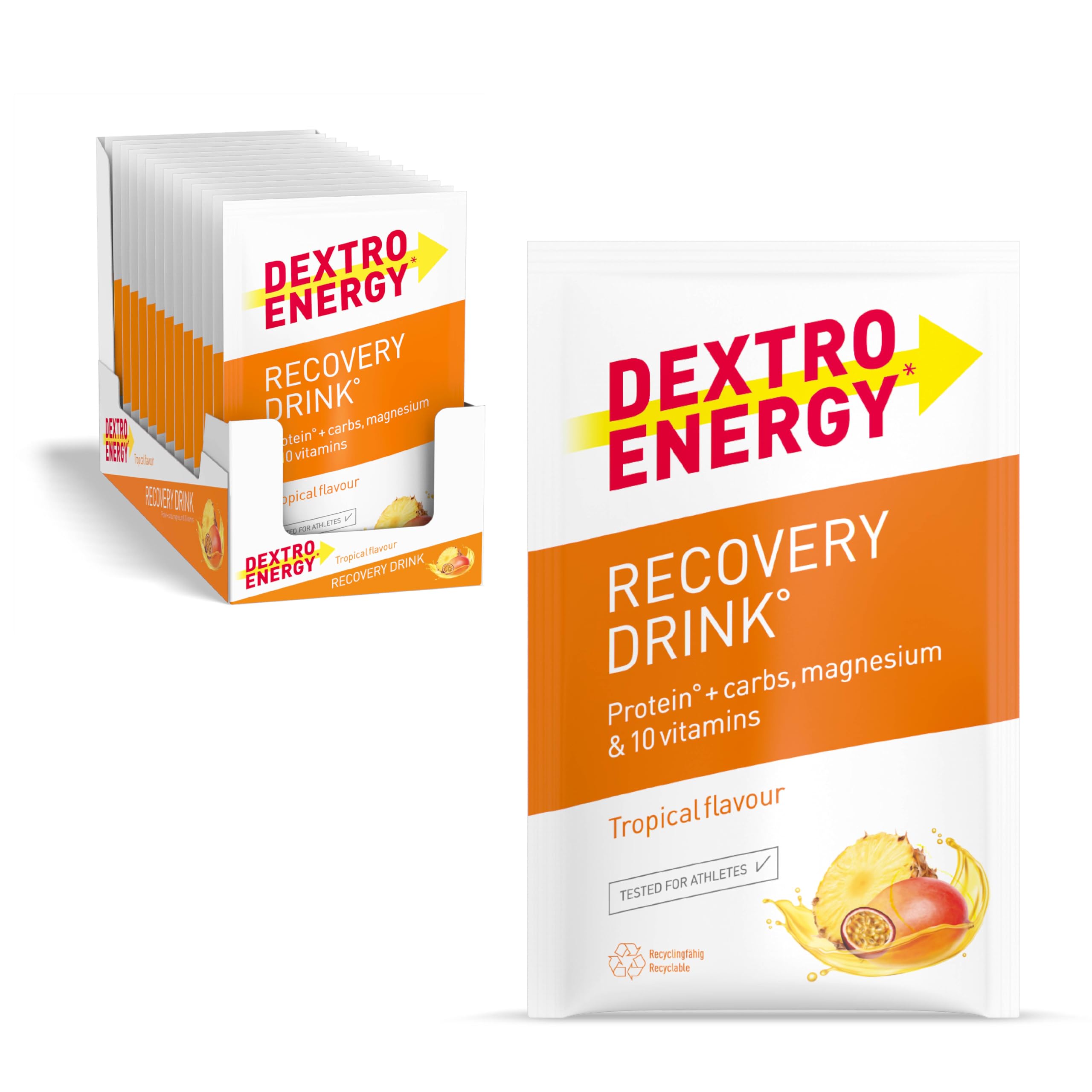 dextro-energy-recovery-drink-tropical-14x44-5-g-pulver image 1