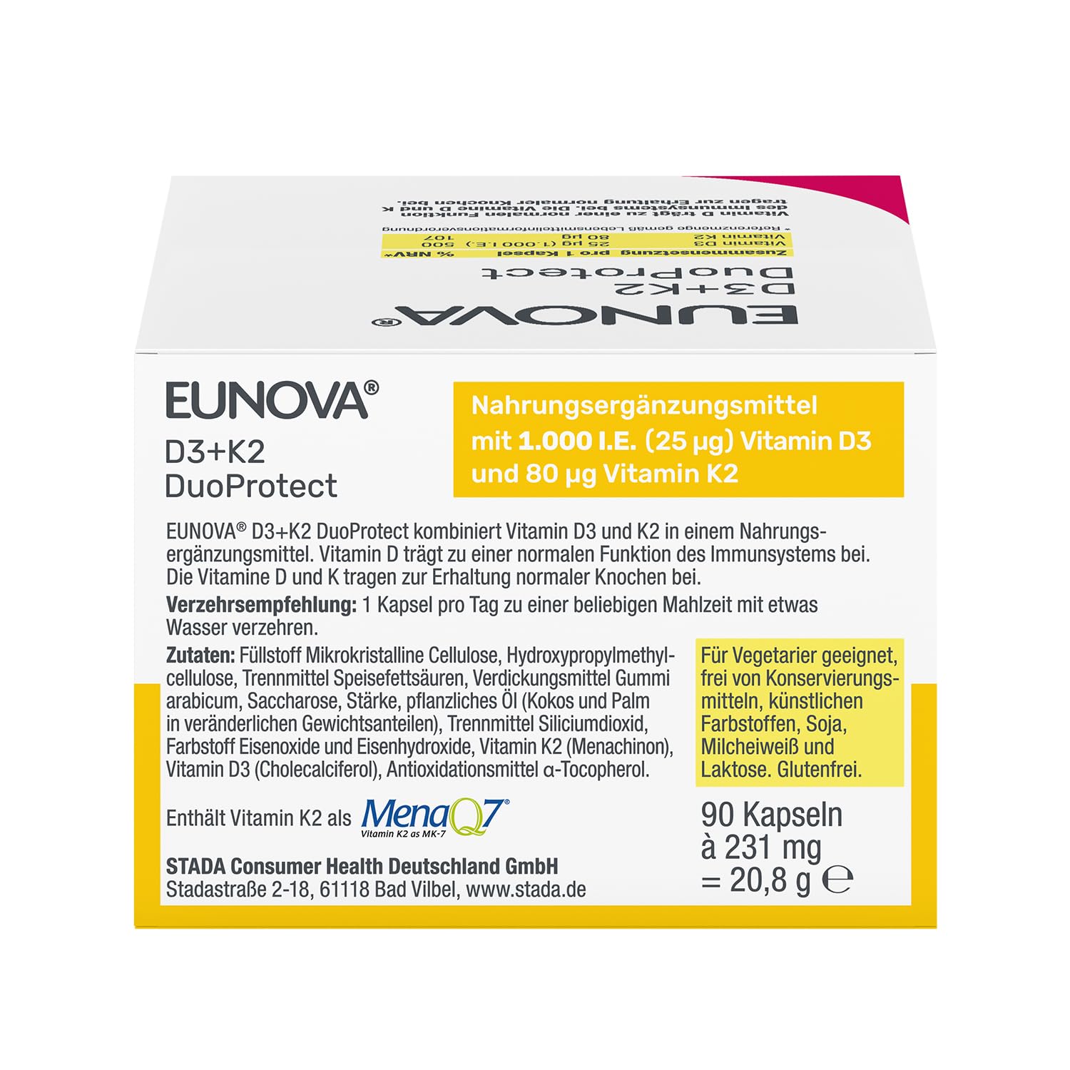 eunova-d3-k2-duoprotect-1000-i-e-90-hochdosierte-vitamin-d3-k2-kapseln image 2