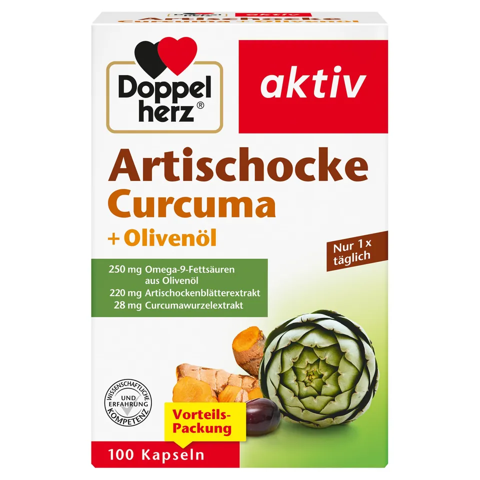 doppelherz-artischocke-oliven-l-curcuma-100-kapseln image 1