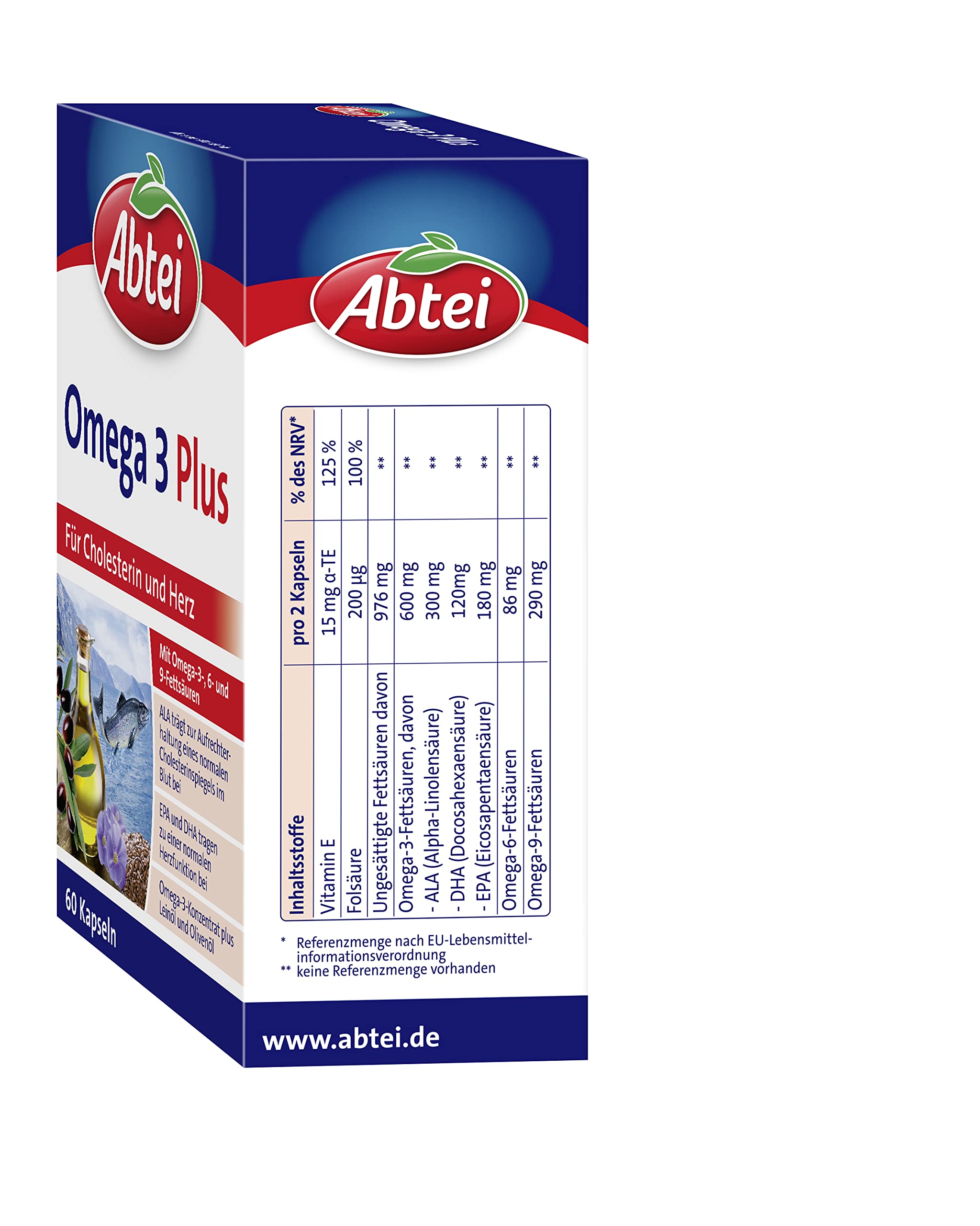 abtei-omega-3-plus-kapseln-epa-dha-60-st-ck-f-r-herz-und-cholesterin image 2