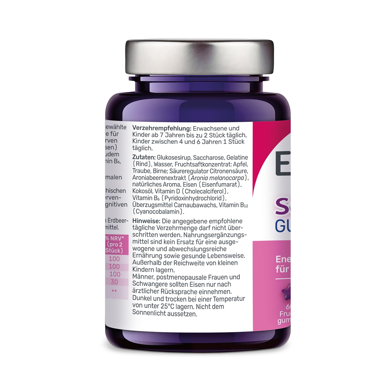 eunova-schulhelden-multivitamin-gummies-f-r-kinder-60-st-ck-erdbeere image 2