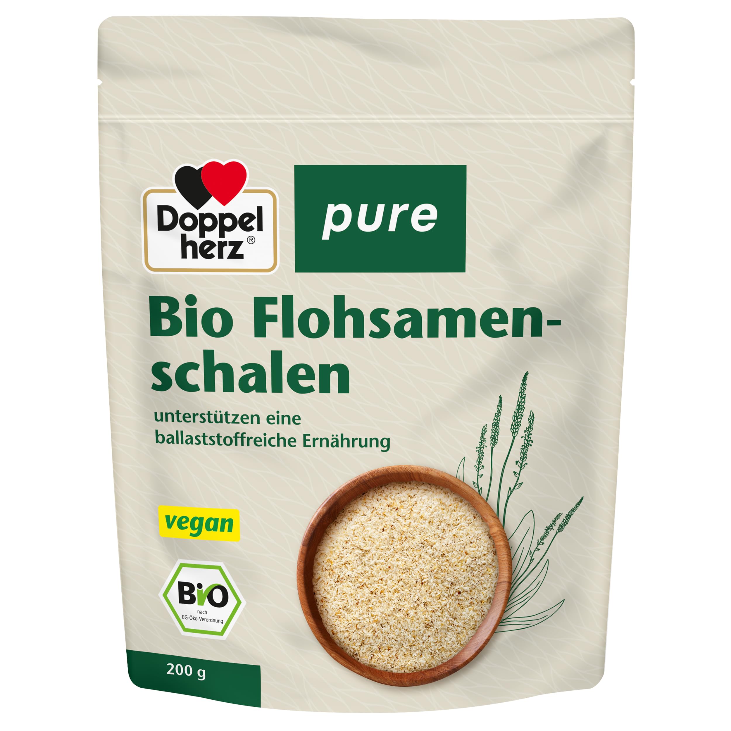 doppelherz-pure-bio-flohsamenschalen-200-g image 1