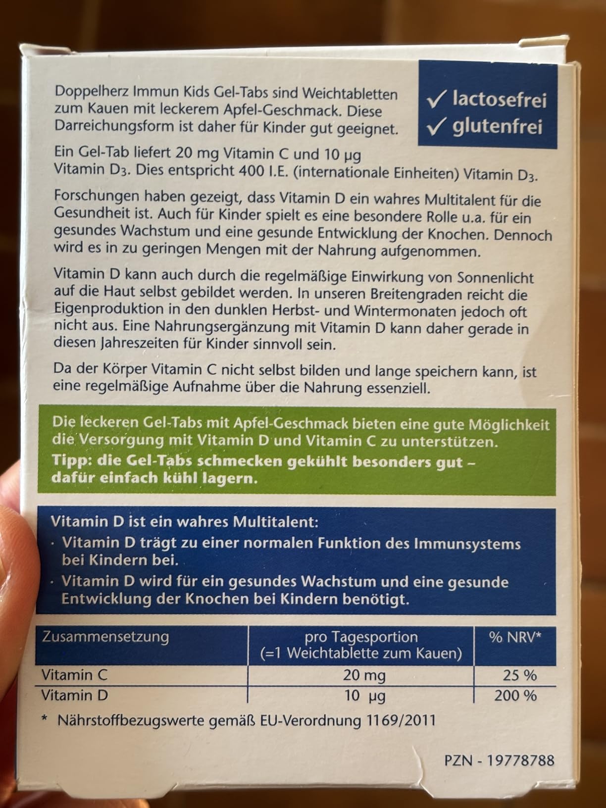 Gute Unterstützung