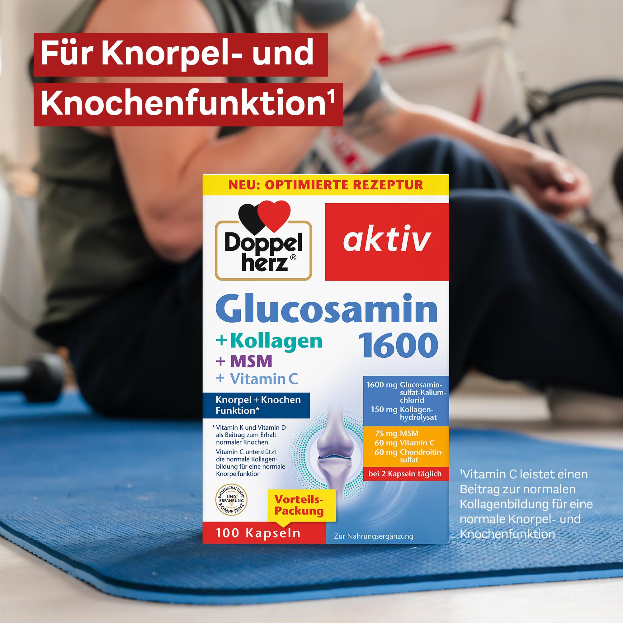doppelherz-glucosamin-1600-kollagen-msm-vitamin-c-100-kapseln image 2