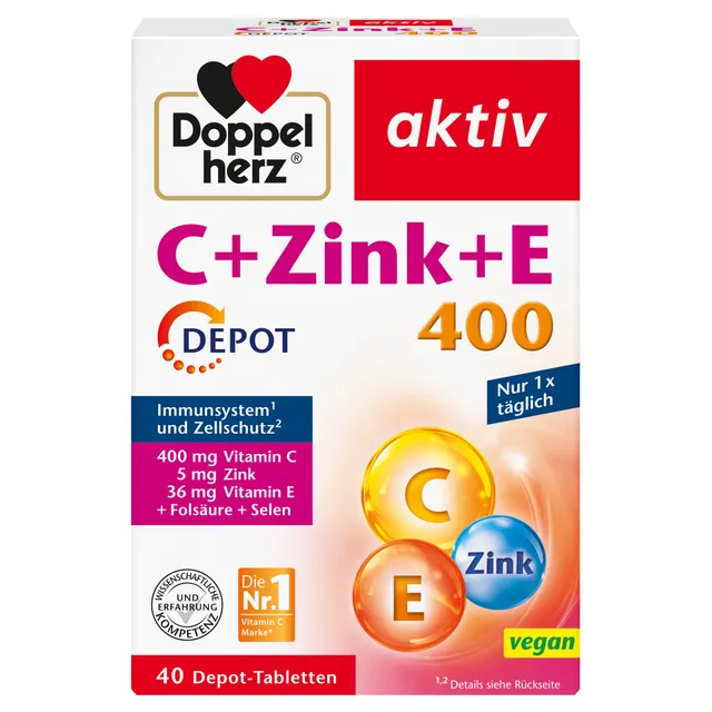 doppelherz-c-zink-e-400-depot-40-tabletten image 1