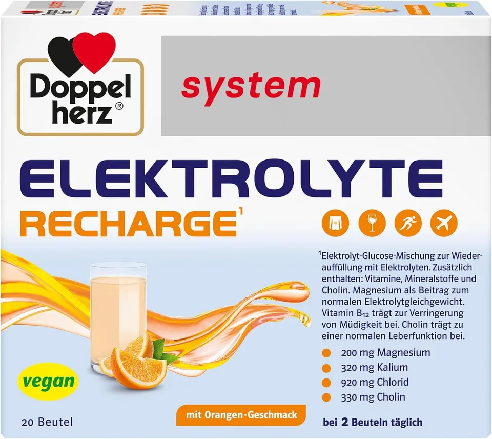 doppelherz-system-elektrolyte-recharge-trinkgranulat-orange-20-portionsbeutel image 1