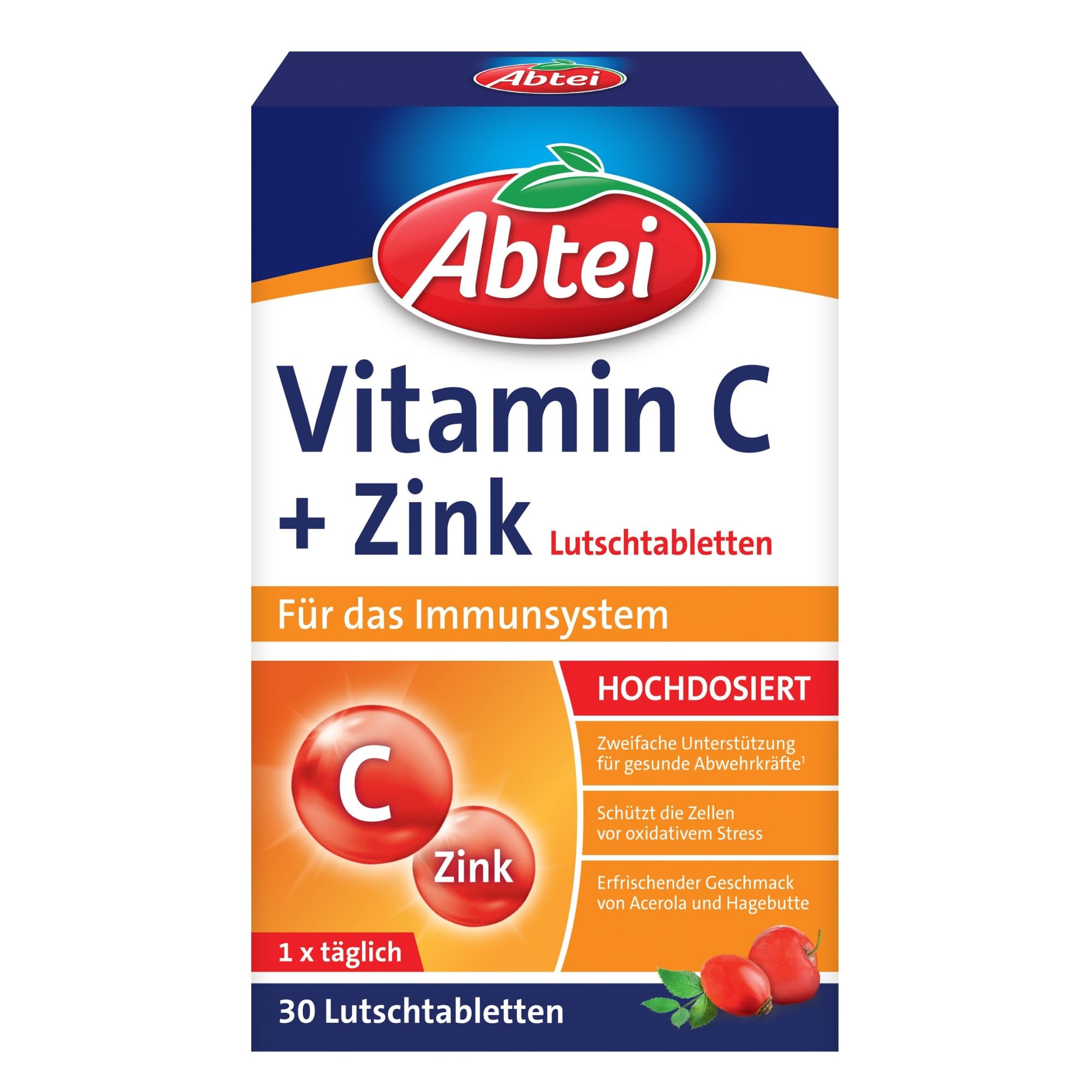 abtei-vitamin-c-zink-lutschtabletten-acerola-hagebutte-30-st-ck image 1