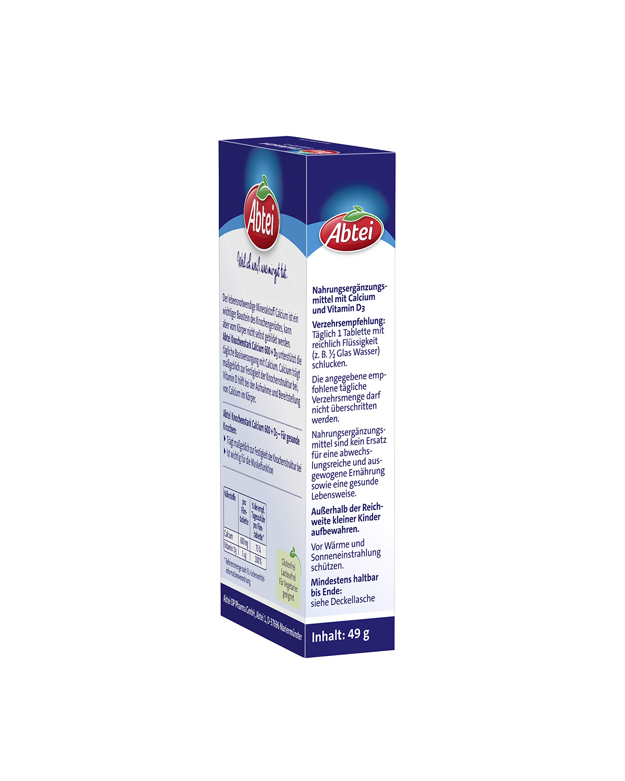 abtei-knochenstark-calcium-600-d3-hochdosiert-28-filmtabletten image 4