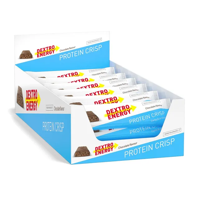 dextro-energy-protein-crisp-schokolade-24x50g-riegel-box image 1