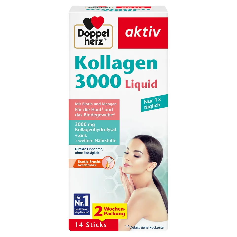 doppelherz-aktiv-kollagen-3000-liquid-sticks-exotic-frucht-14-st-ck image 1