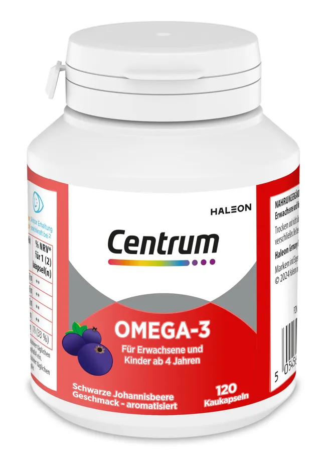 centrum-omega-3-kaukapseln-120-st-dha-epa-vitamin-e-schwarze-johannisbeere image 1