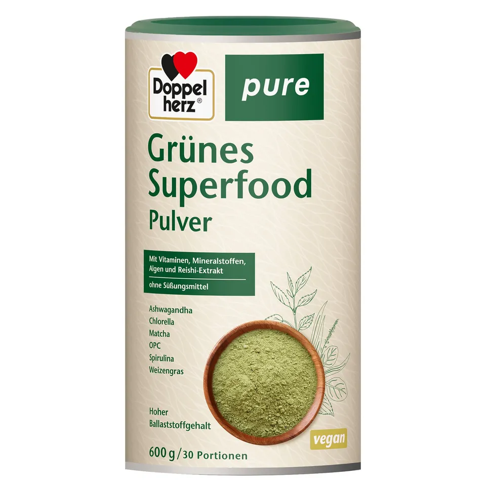 doppelherz-pure-gr-nes-superfood-pulver-600-g-vegan image 1