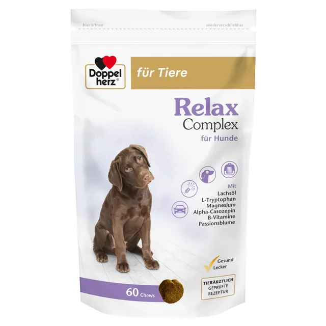 doppelherz-f-r-tiere-relax-complex-f-r-hunde-60-chews image 1