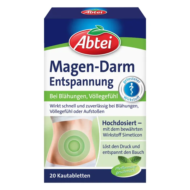 abtei-magen-darm-entspannung-kautabletten-mit-simeticon-pfefferminzgeschmack-20- image 1