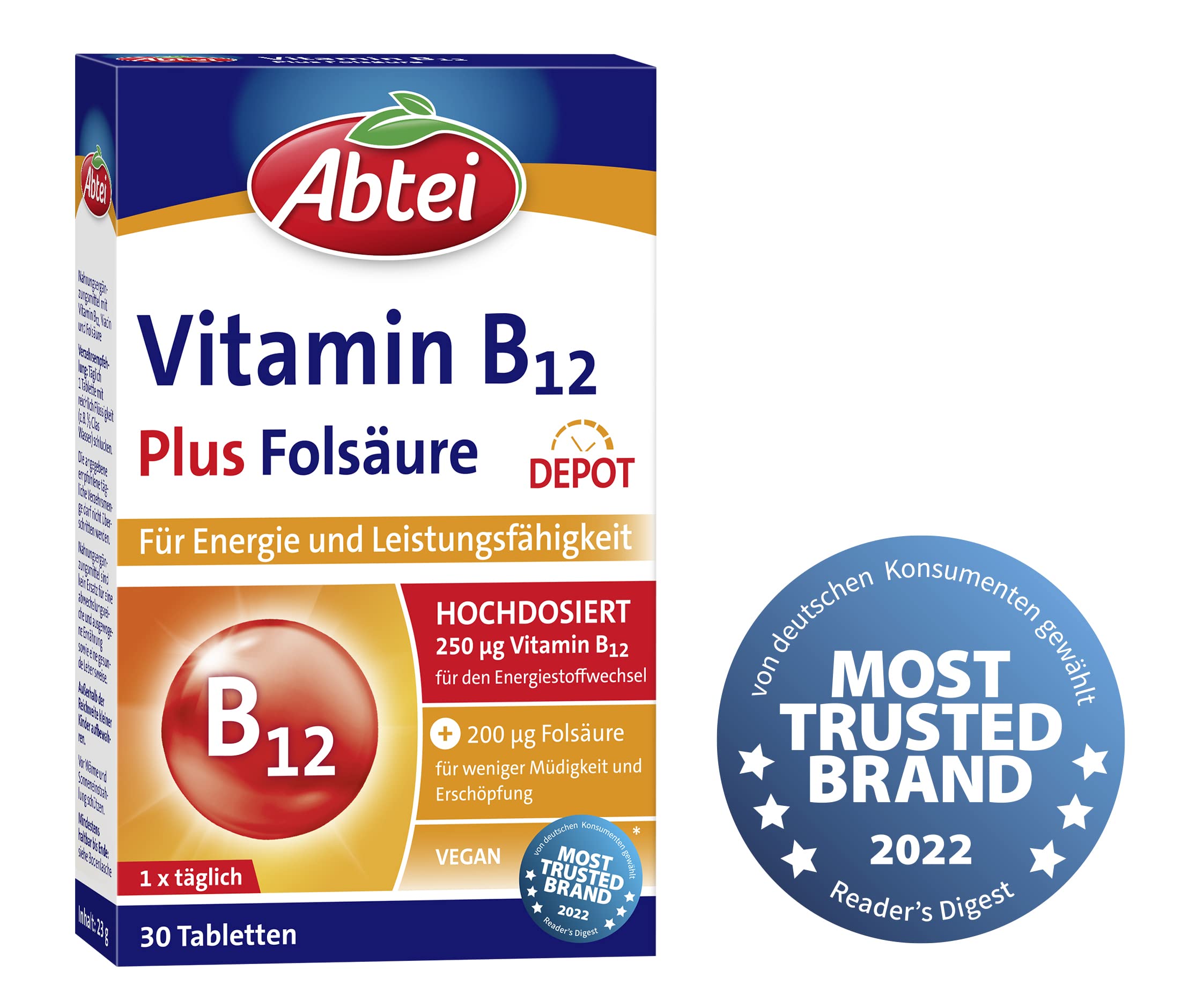 abtei-vitamin-b12-plus-fols-ure-hochdosiert-30-tabletten image 2