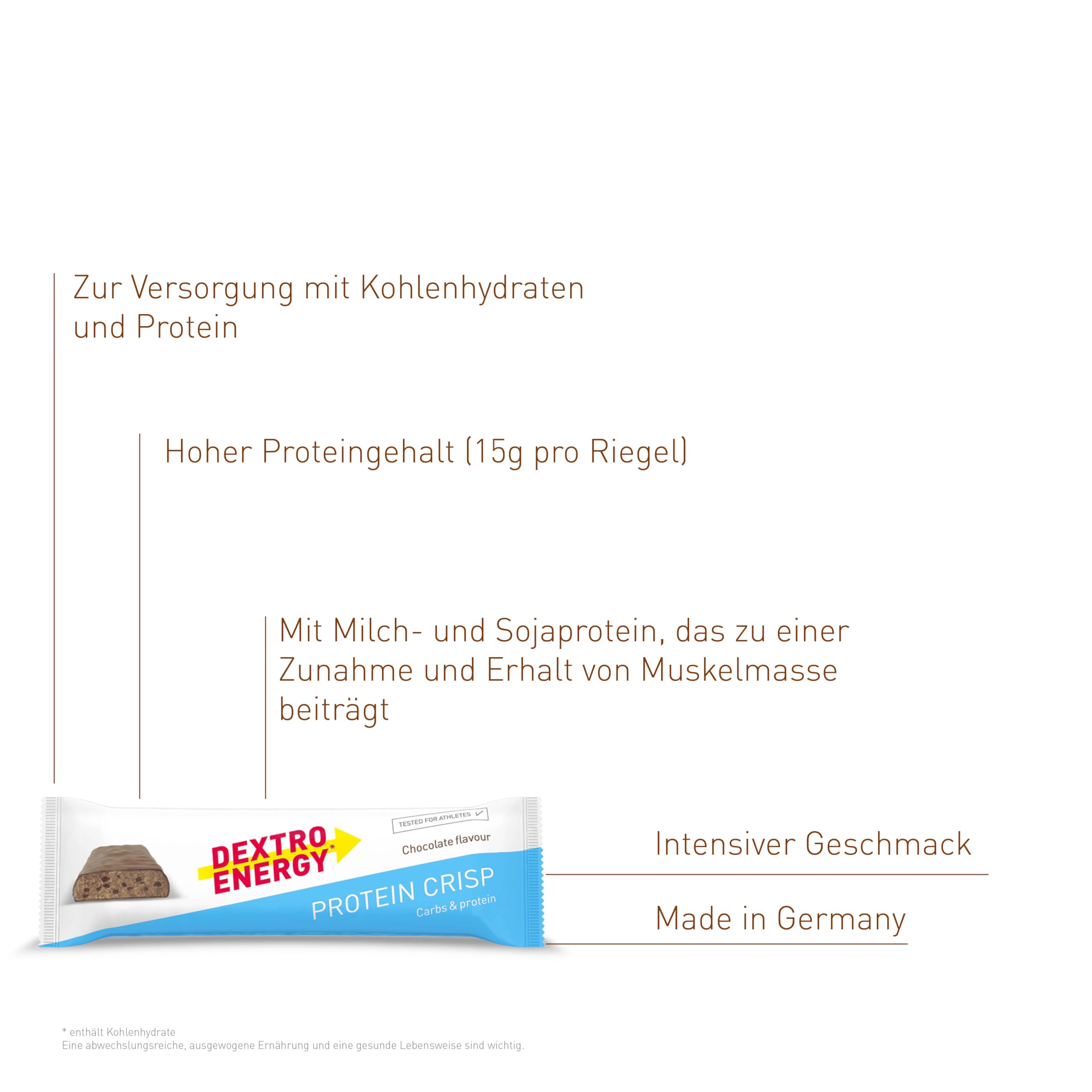 dextro-energy-protein-crisp-schokolade-24x50g-riegel-box image 2