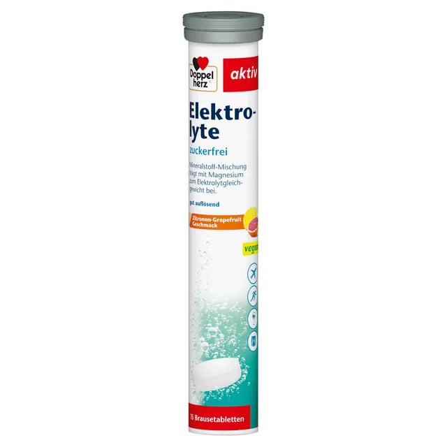 doppelherz-elektrolyte-brausetabletten-zitrone-grapefruit-15-st-ck-zuckerfrei image 1