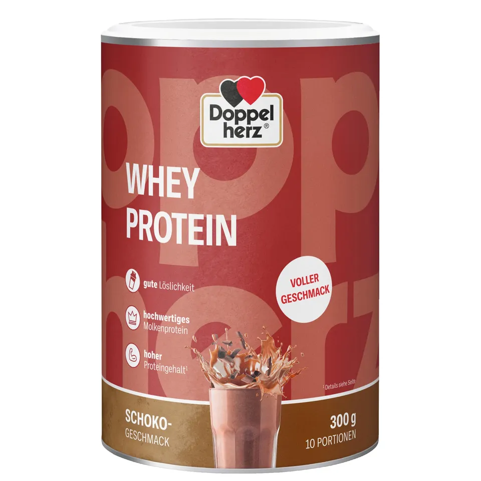 doppelherz-whey-protein-schoko-proteinpulver-auf-molkenbasis-300g image 1