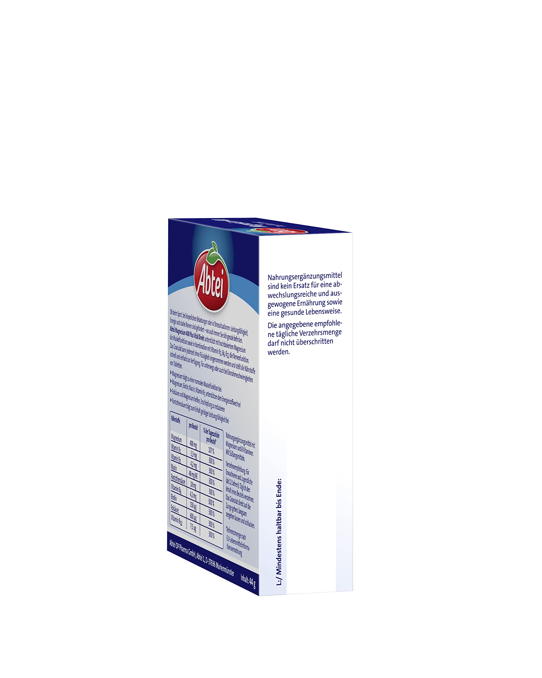 abtei-magnesium-400-plus-vital-direkt-granulat-20-sachets image 5