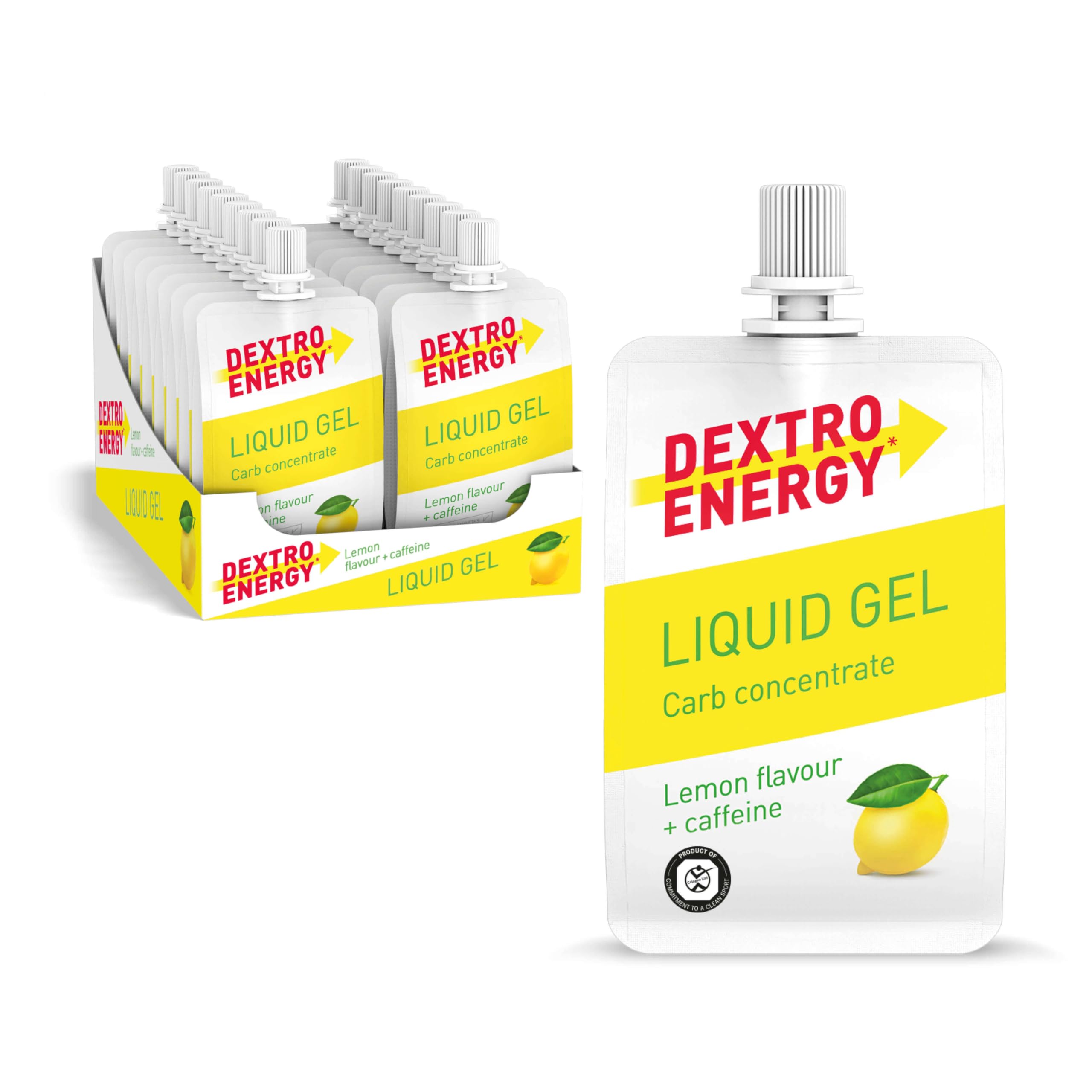 dextro-energy-liquid-gel-lemon-caffeine-18x60-ml-energy-gel image 1