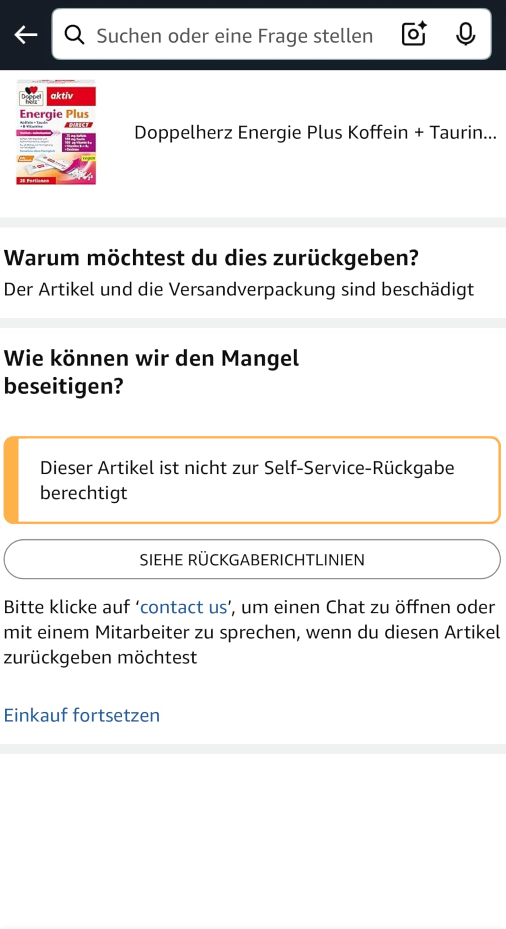 Nicht mein Geschmack