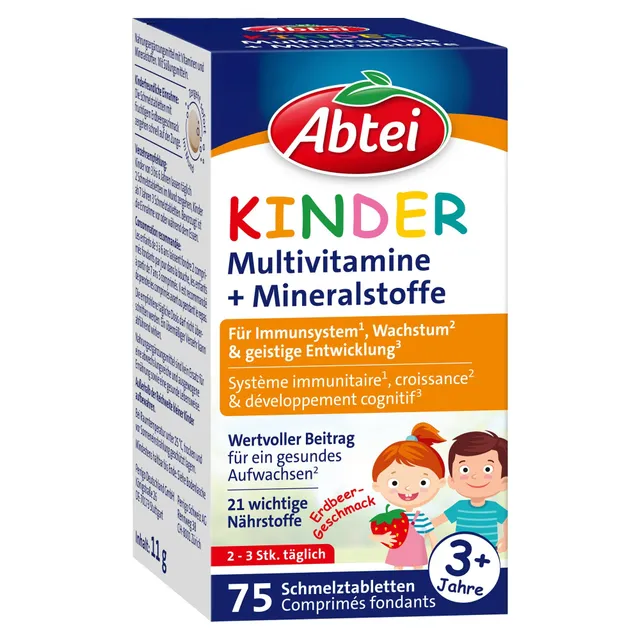 abtei-kinder-multivitamine-mineralstoffe-schmelztabletten-75-st image 1