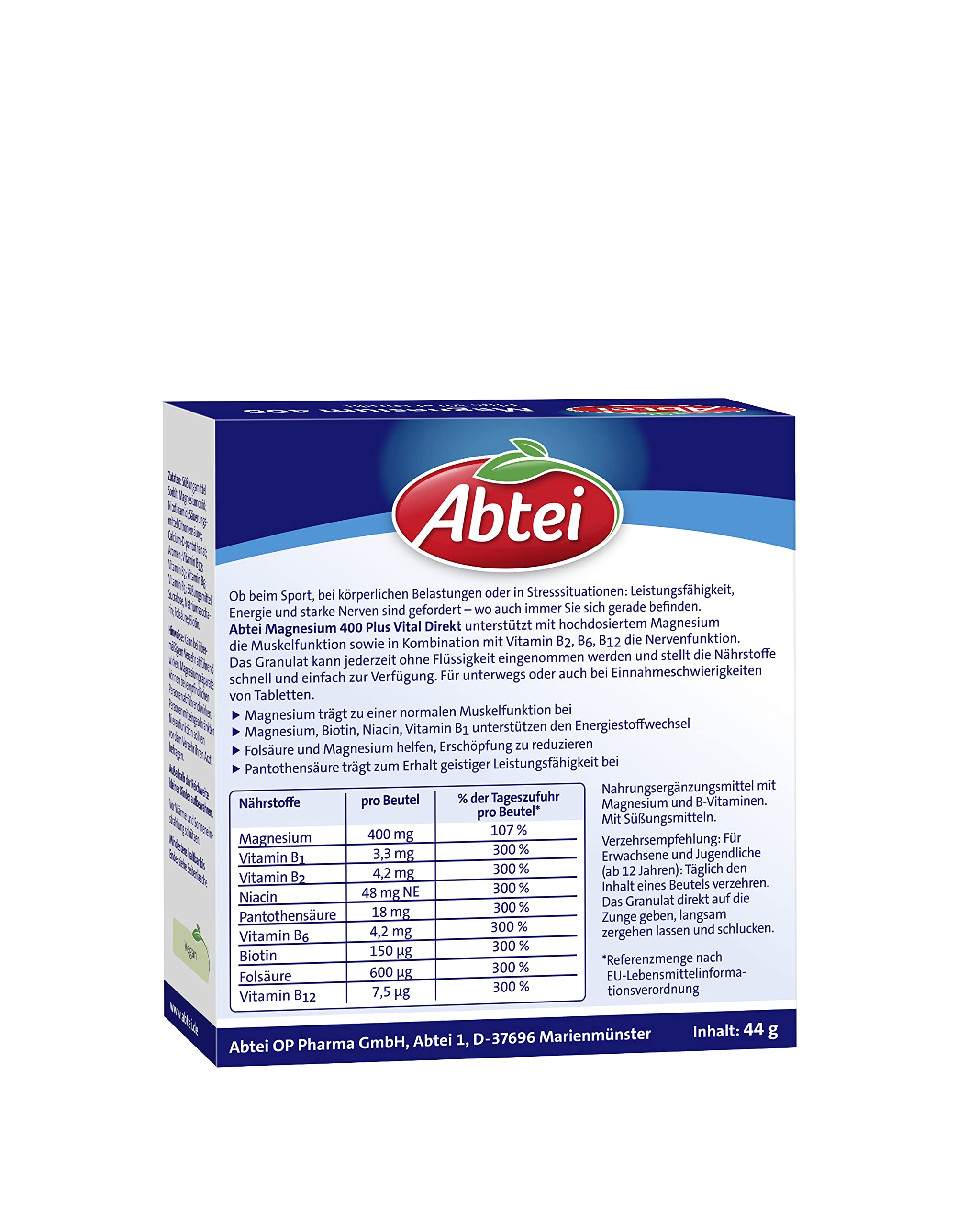 abtei-magnesium-400-plus-vital-direkt-granulat-20-sachets image 6