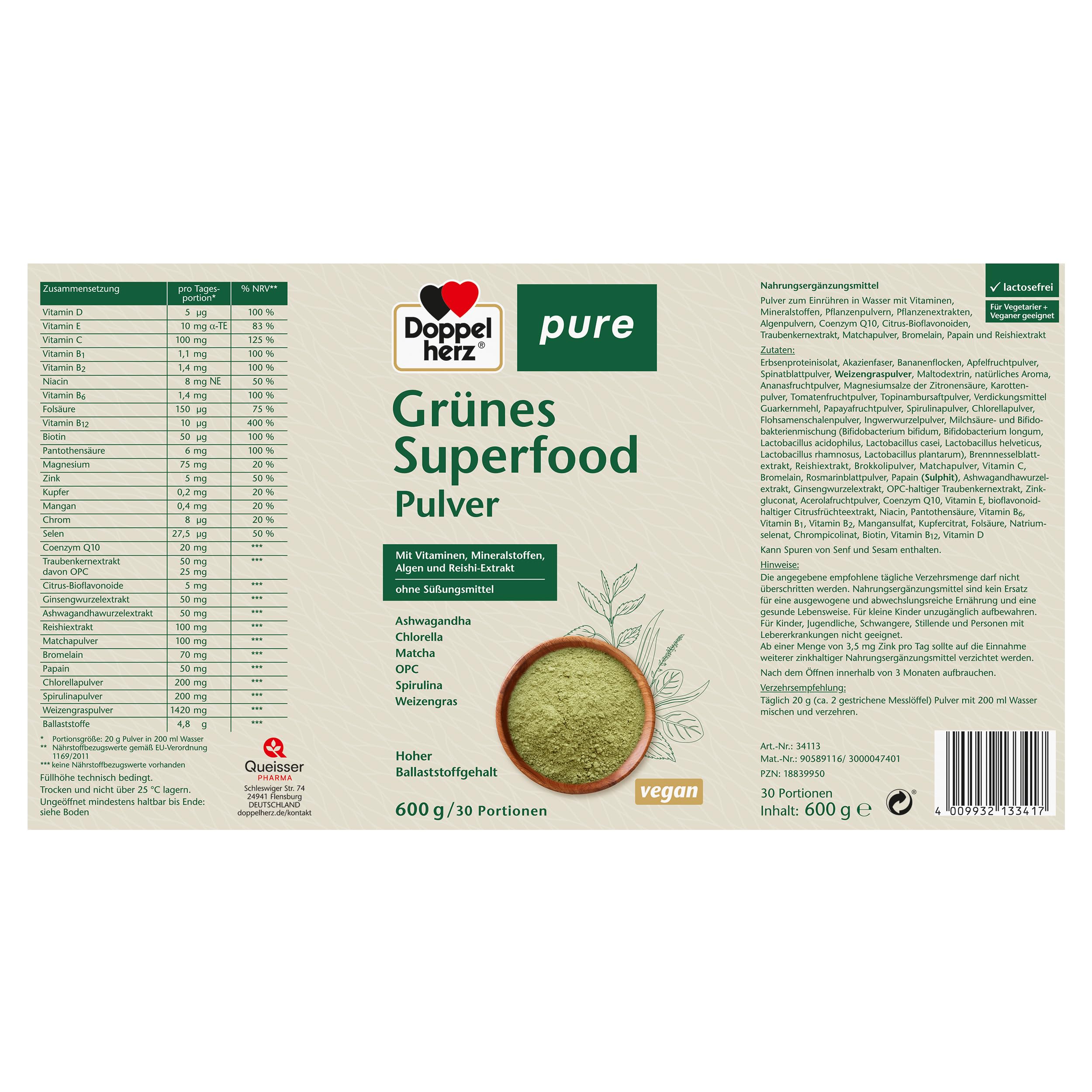 doppelherz-pure-gr-nes-superfood-pulver-600-g-vegan image 3