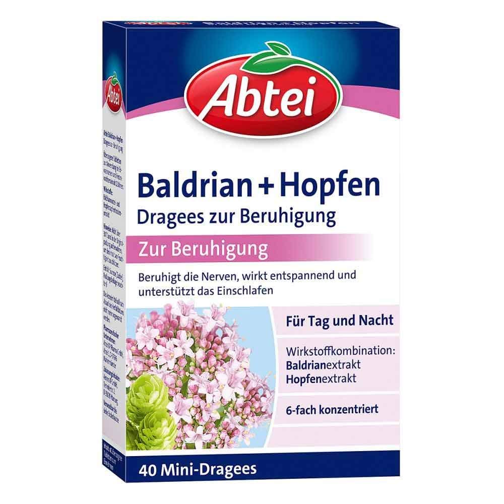 abtei-baldrian-hopfen-dragees-zur-beruhigung-40-dragees image 1