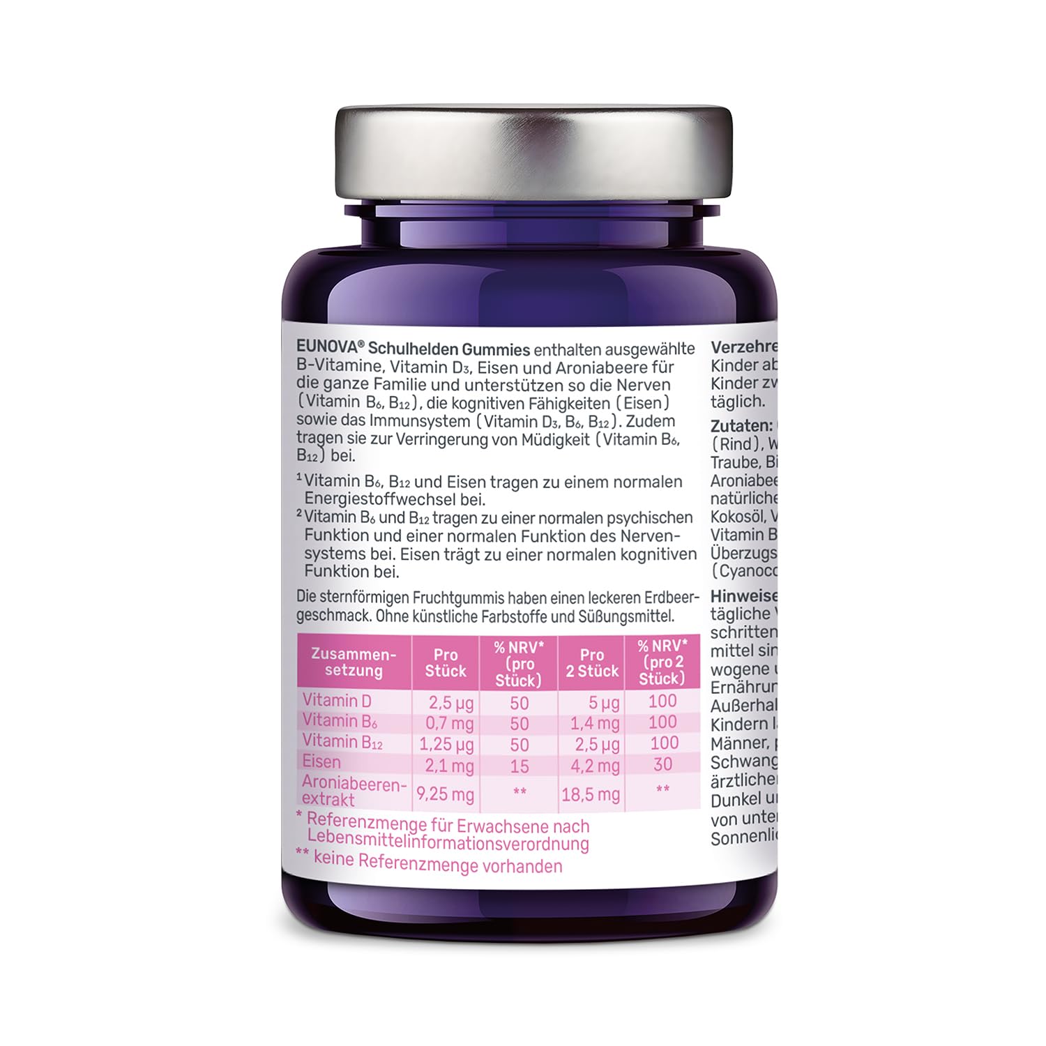eunova-schulhelden-multivitamin-gummies-f-r-kinder-60-st-ck-erdbeere image 3