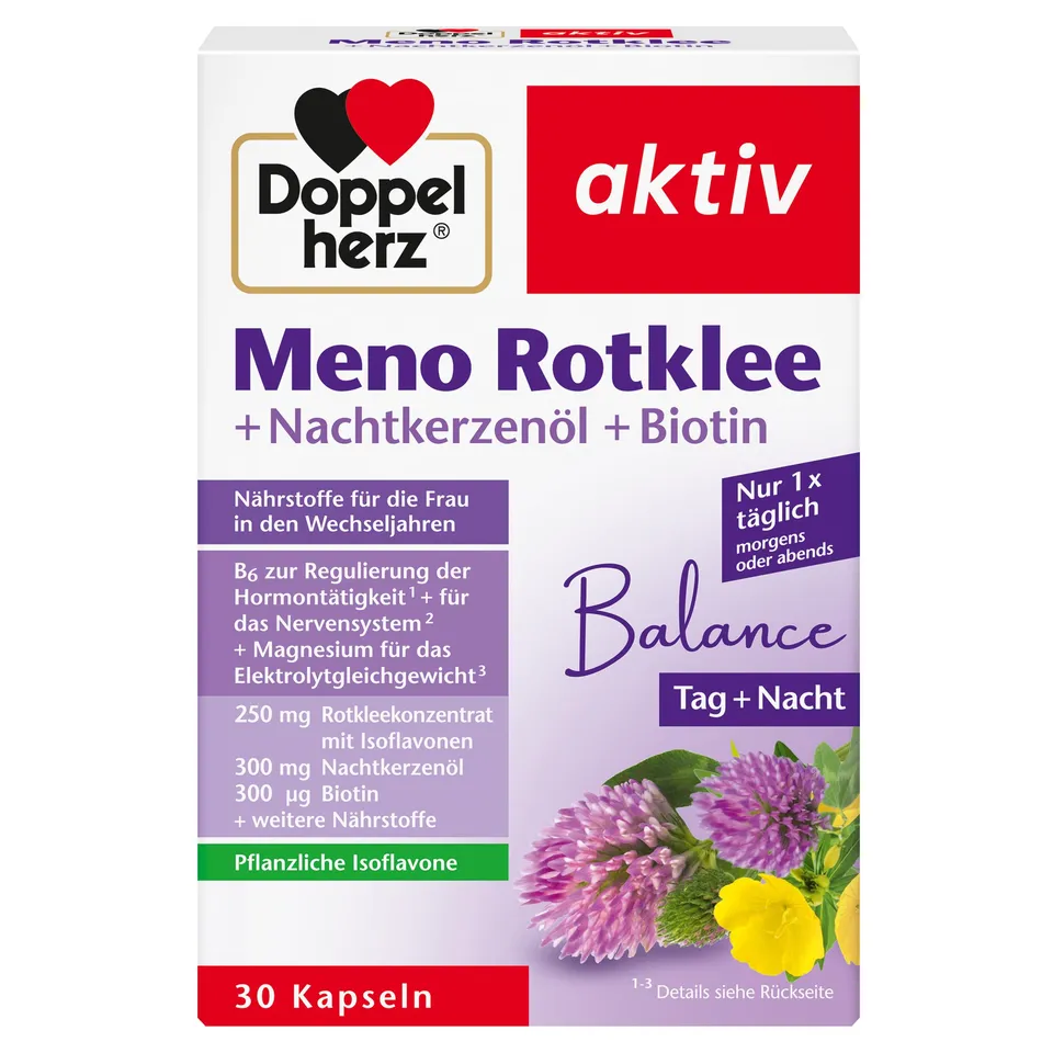 doppelherz-meno-rotklee-nachtkerzen-l-biotin-30-kapseln-f-r-die-wechseljahre image 1