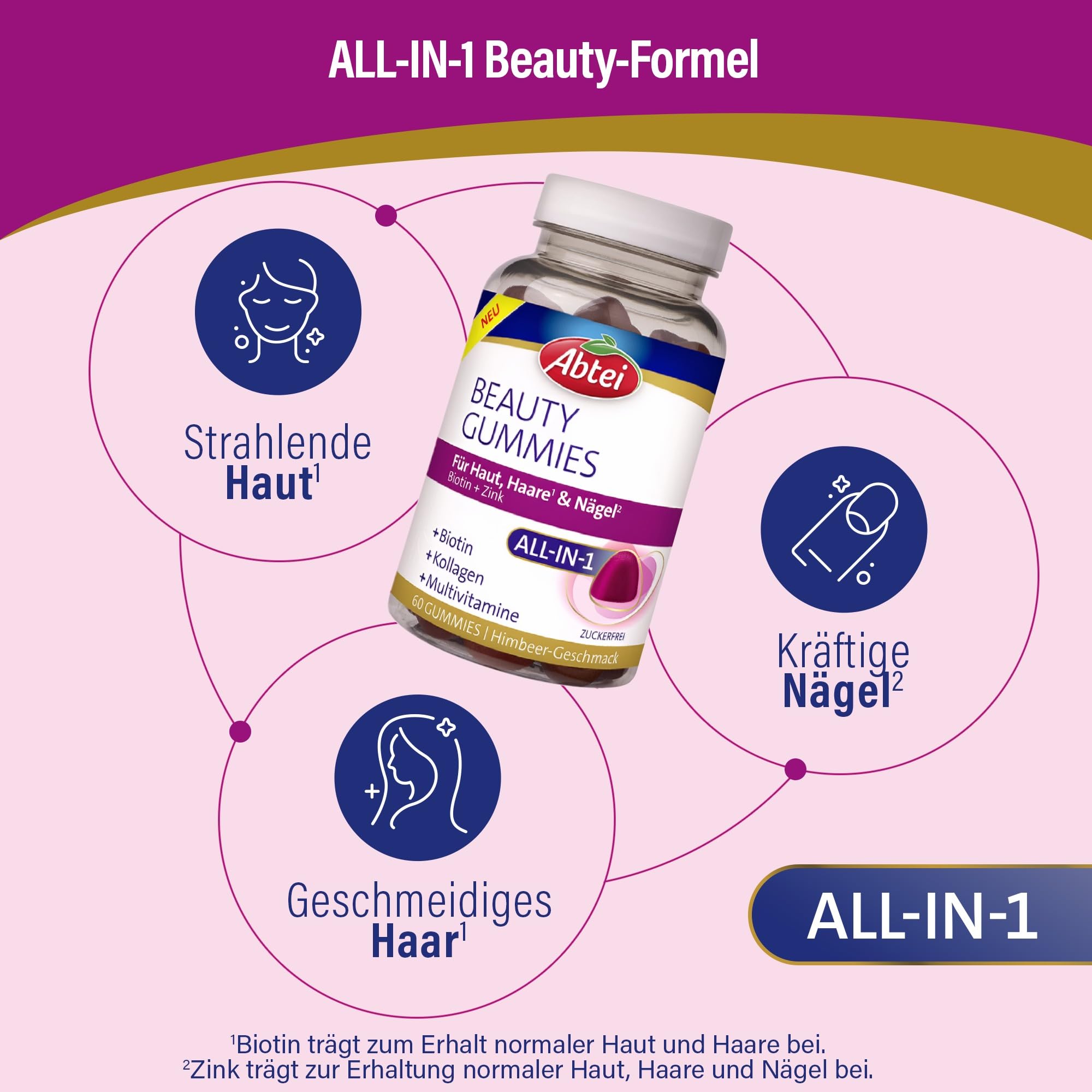 abtei-beauty-gummies-kollagen-mit-biotin-zink-60-st image 2