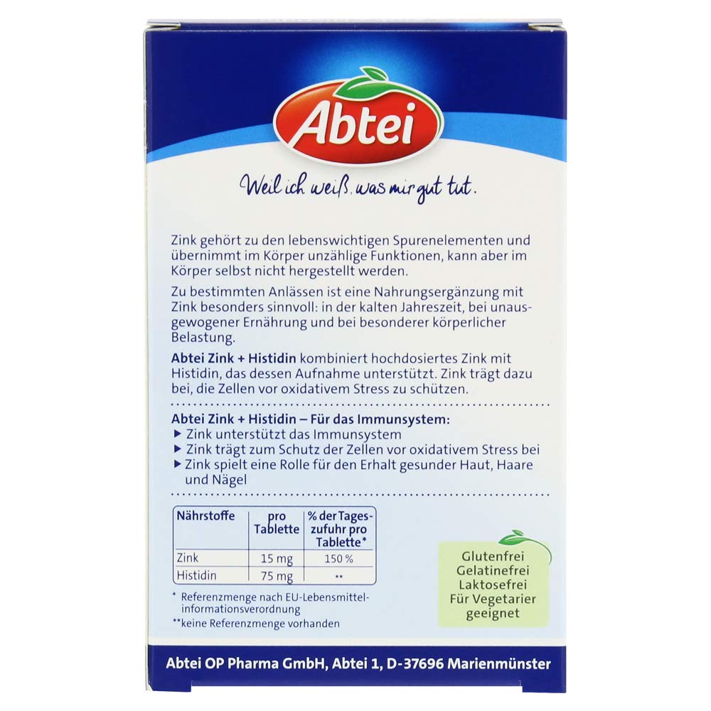 abtei-zink-histidin-abwehr-plus-30-tabletten image 2