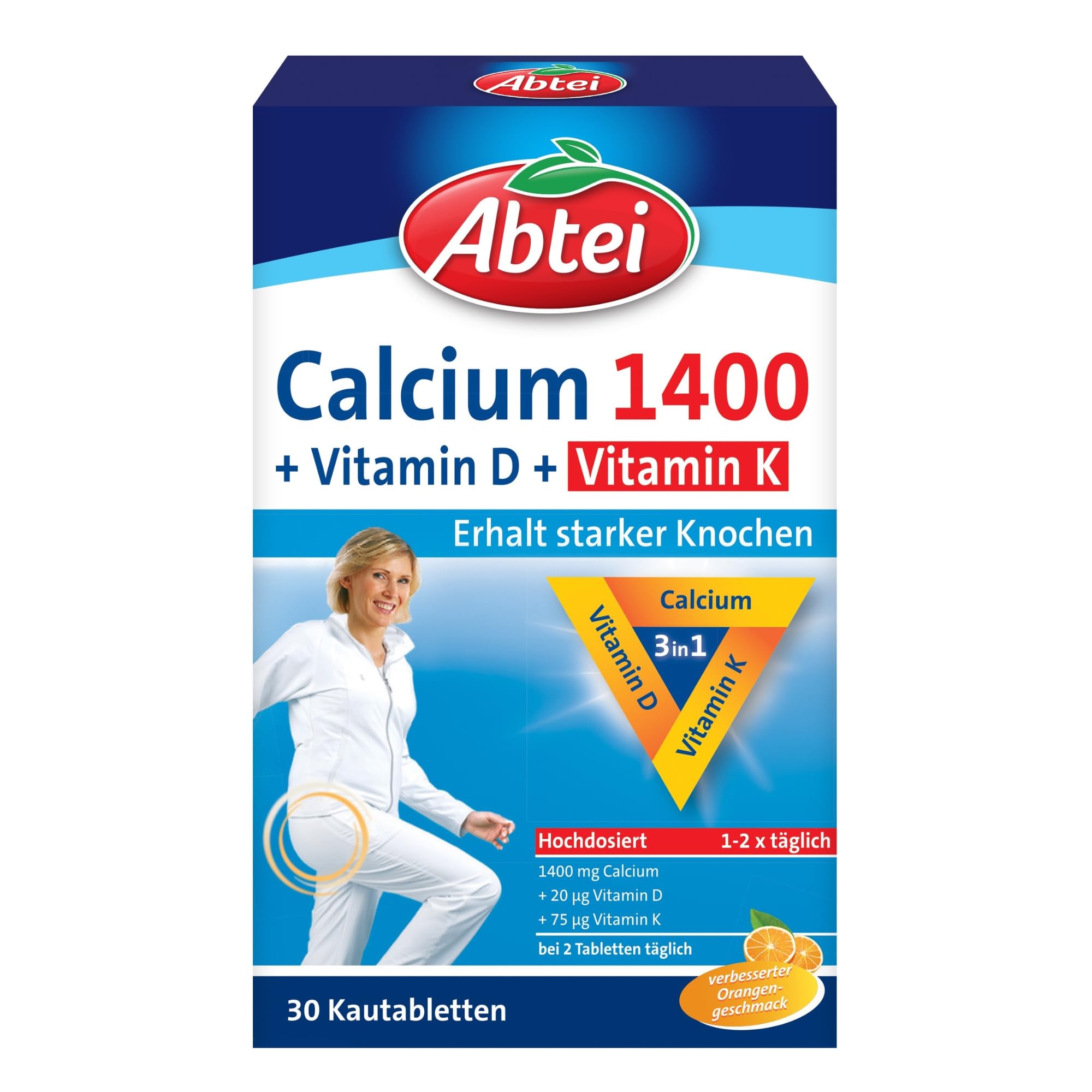 abtei-calcium-1400-vitamin-d3-k2-30-kautabletten-hochdosiert-mit-1400-mg-calcium image 1