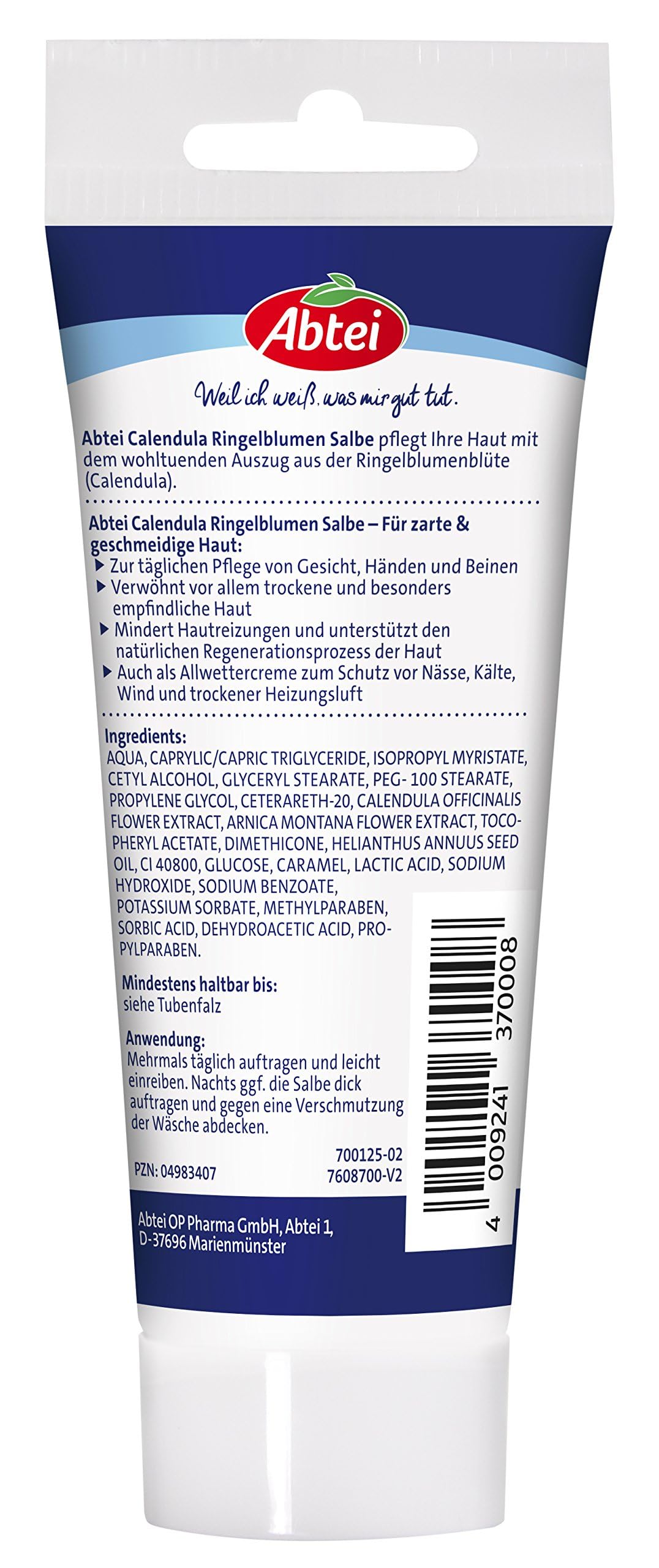 abtei-calendula-ringelblumen-salbe-parf-mfrei-100-ml-tube image 2