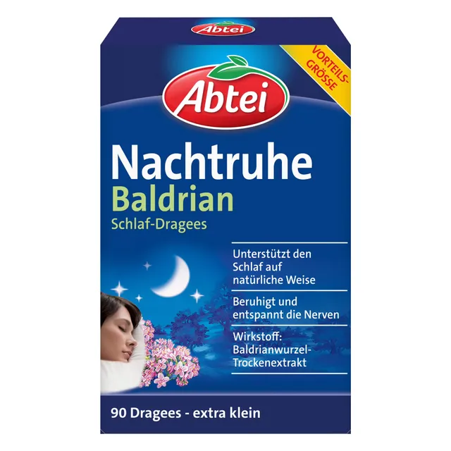 abtei-nachtruhe-baldrian-schlaf-dragees-n-pflanzliches-schlafmittel-90-st-ck image 1