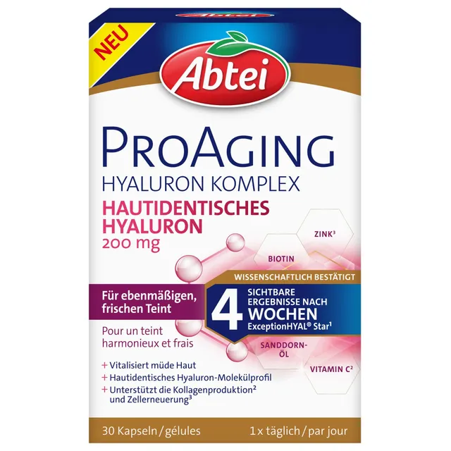 abtei-proaging-hyaluron-komplex-200-mg-30-kapseln image 1