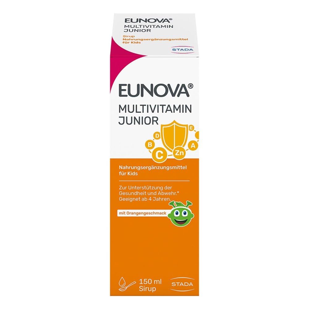 eunova-junior-multivitamin-sirup-150-ml-mit-12-vitaminen-orange image 1