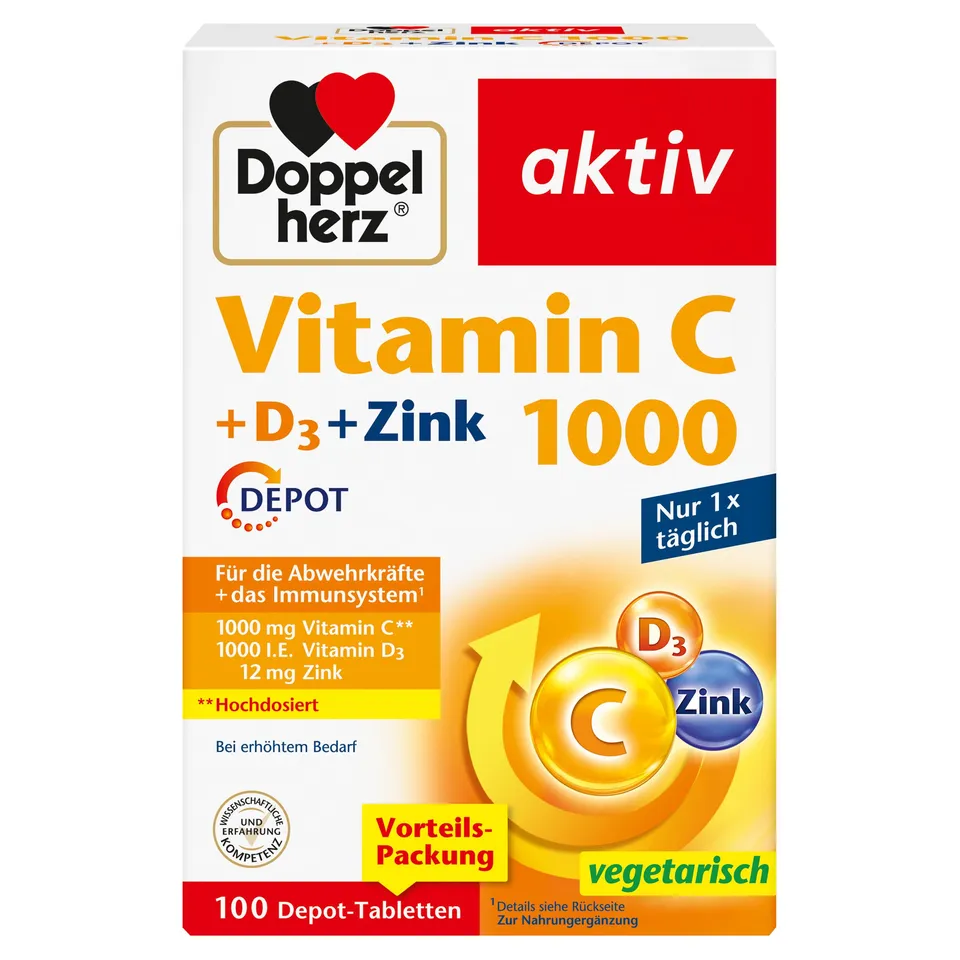 doppelherz-vitamin-c-1000-d3-zink-depot-100-tabletten image 1