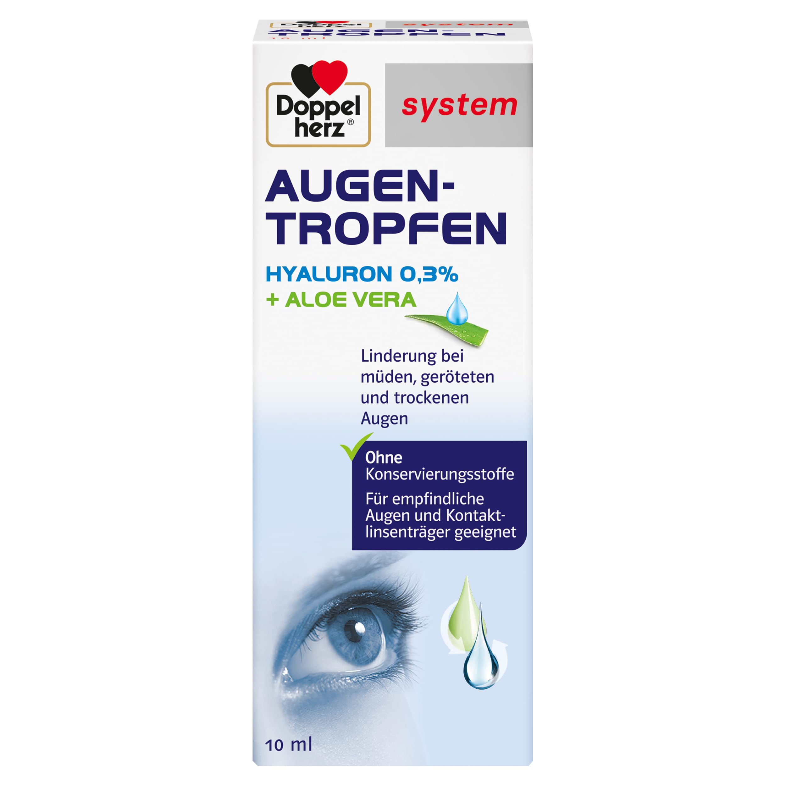 doppelherz-system-augen-tropfen-hyaluron-0-3-aloe-vera-10ml image 1