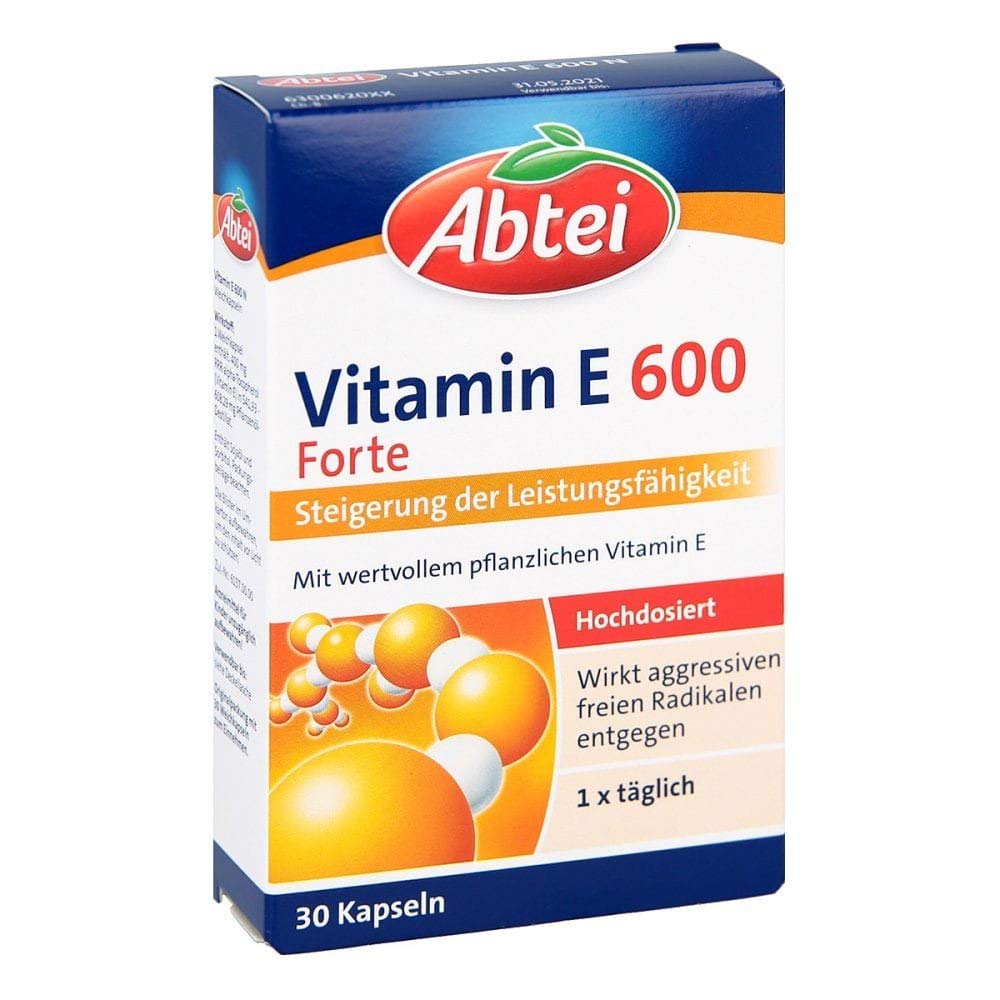 abtei-vitamin-e-600-forte-30-weichkapseln image 1