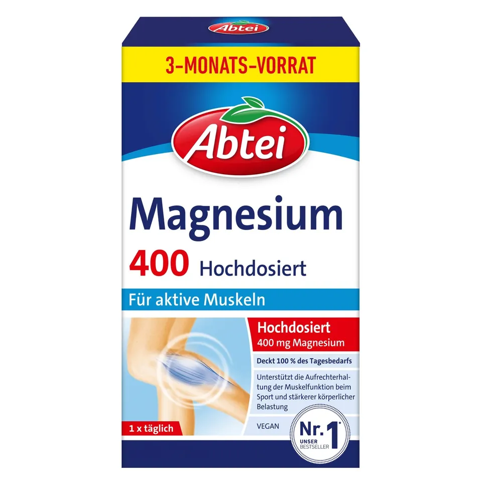 abtei-magnesium-400-90-hochdosierte-magnesiumtabletten-vegan-400-mg-pro-tablette image 1