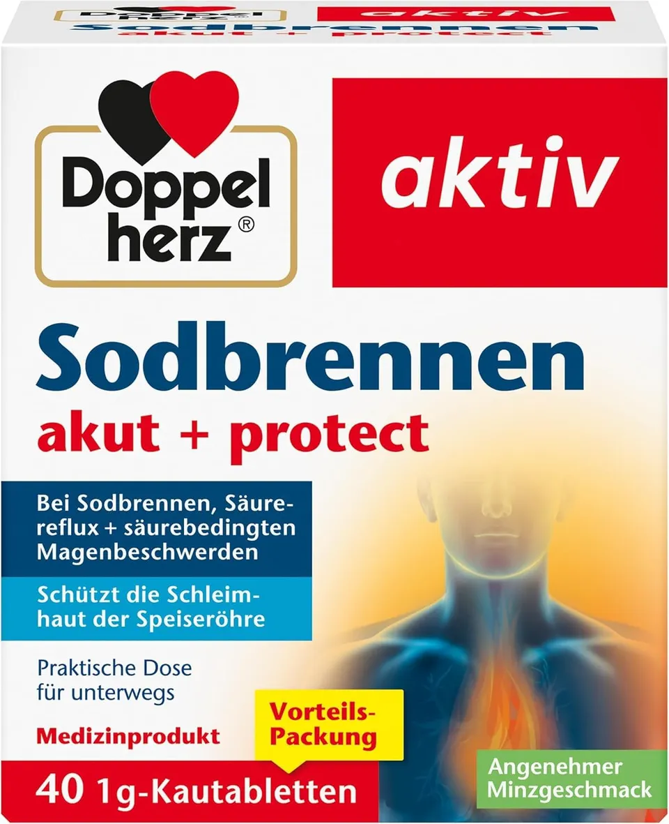 doppelherz-sodbrennen-akut-protect-40-kautabletten-minze image 1
