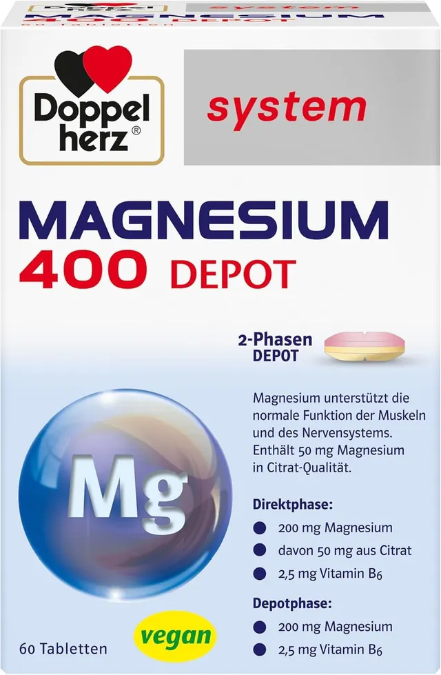 doppelherz-system-magnesium-400-depot-tabletten-400-mg-mit-vitamin-b6-60-tablett image 1