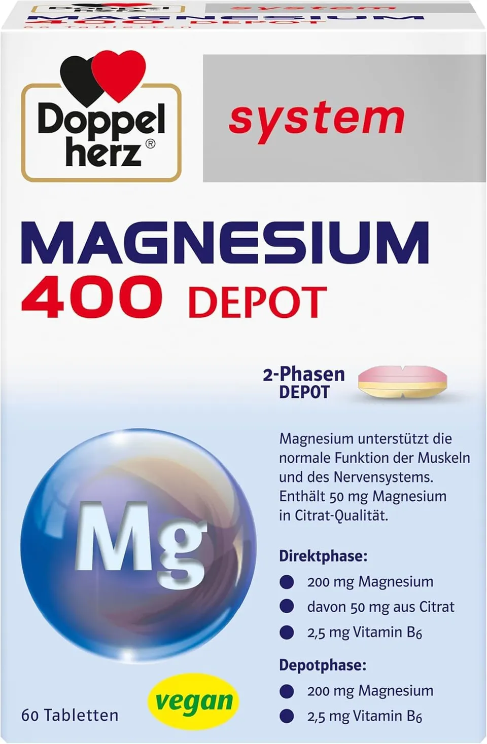 doppelherz-system-magnesium-400-depot-tabletten-400-mg-mit-vitamin-b6-60-tablett image 1