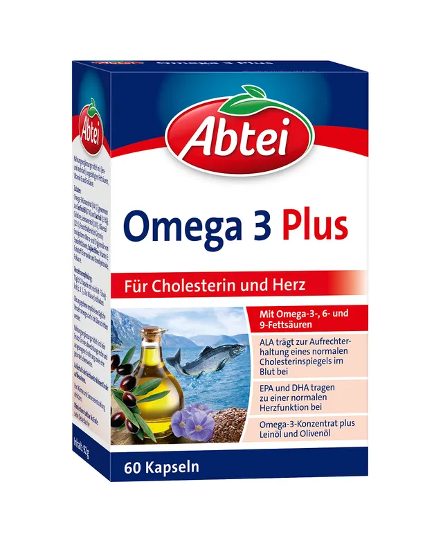 abtei-omega-3-plus-kapseln-epa-dha-60-st-ck-f-r-herz-und-cholesterin image 1