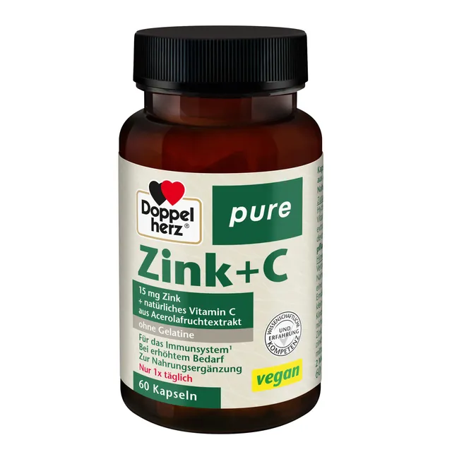 doppelherz-pure-zink-c-60-vegane-kapseln image 1