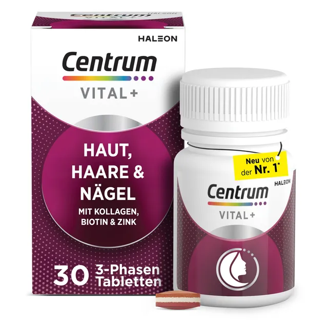 centrum-vital-haut-haare-n-gel-3-phasen-komplex-30-tabletten image 1