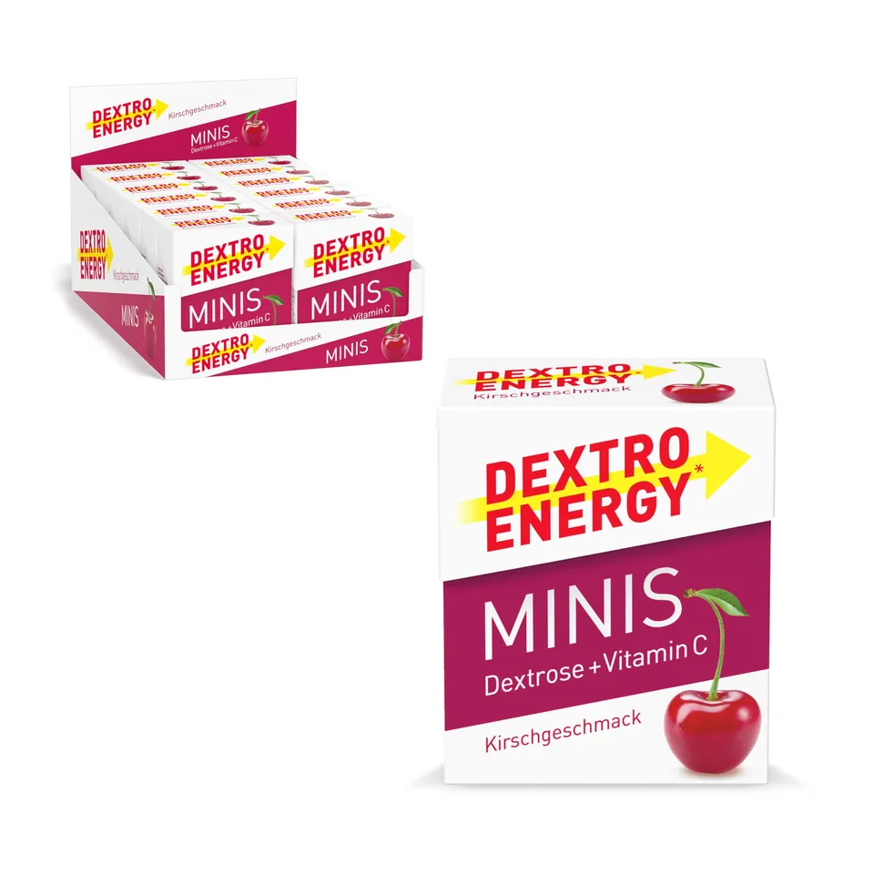 dextro-energy-minis-kirsche-vitamin-c-traubenzucker-tabletten-12x50g image 1